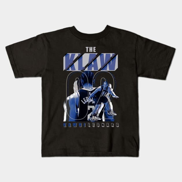 Kawhi Leonard Kids T-Shirt by zamtex